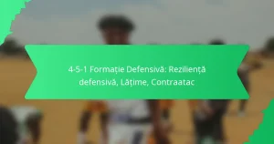 4-5-1 Formație Defensivă: Reziliență defensivă, Lățime, Contraatac
